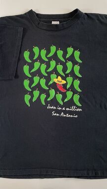 XXL Vintage 90s “Juan in a Million” Chili  Pepper T-Shirt